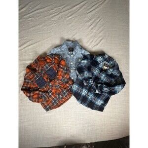 BUNDLE Oshkosh Boys Size 2T Cute Button Up‎ Shirt Bundle (3 Shirts)